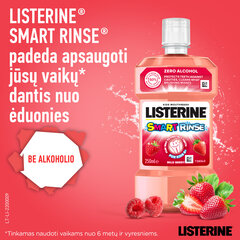 Marjamaitseline suuvesi Listerine Smart Rinse 250 ml hind ja info | Listerine Kosmeetika, parfüümid | kaup24.ee