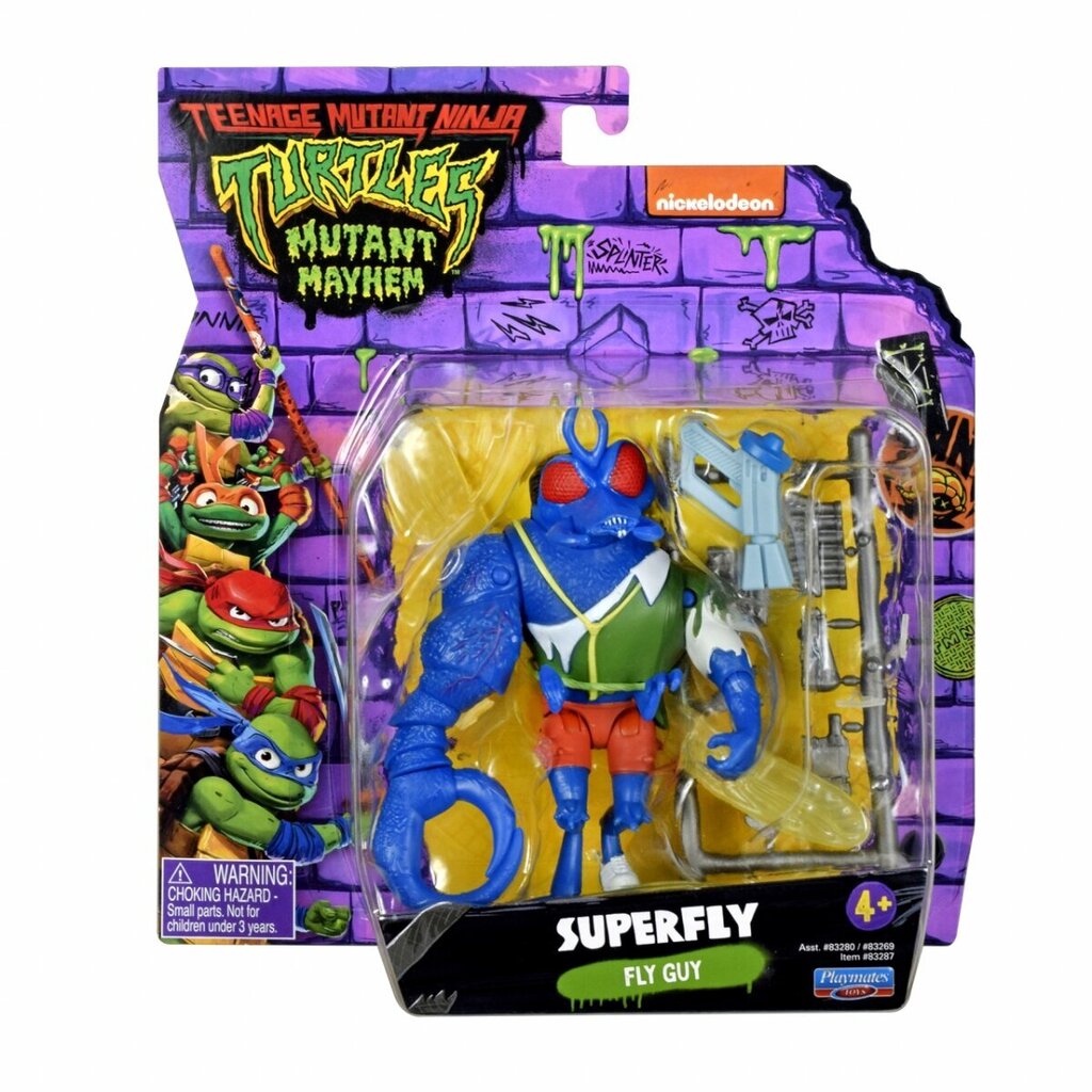 Kuju Tmnt Ninja kilpkonnad Superfly 83287 hind ja info | Poiste mänguasjad | kaup24.ee