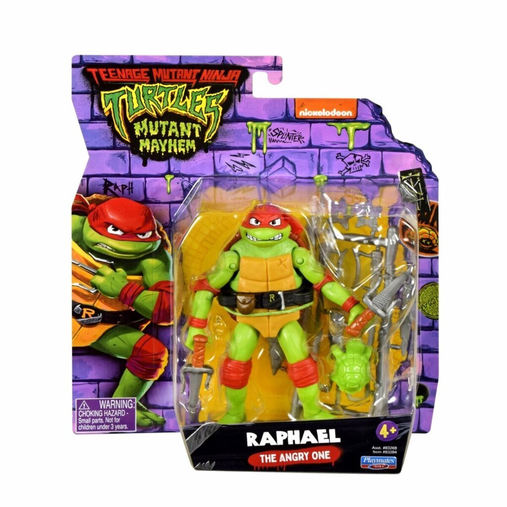 Kuju Tmnt Ninja kilpkonnad Raphael 83284 hind ja info | Poiste mänguasjad | kaup24.ee