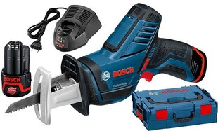 Аккумуляторная сабельная пила Bosch GSA 12V-14, 2x3.0Ah 060164L976, с аккумулятором и зарядным устройством цена и информация | Пилы, циркулярные станки | kaup24.ee