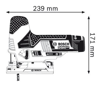 Puusaag Bosch GST 12V-70 Solo 06015A1001 hind ja info | Elektrilised saed, mootorsaed ja tarvikud | kaup24.ee