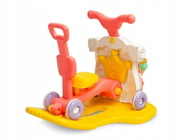 Laste liikuv käru Toys 5in1, roosa hind ja info | Imikute mänguasjad | kaup24.ee