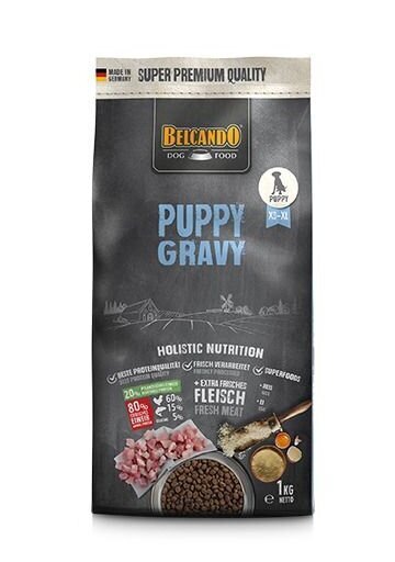 Belcando Puppy Gravy kuivtoit kutsikatele 1-4 kuu, linnuga, 1 kg hind ja info | Kuivtoit koertele | kaup24.ee