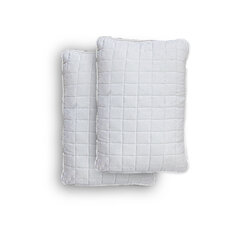 Вафельная декоративная подушка RL46, белая цена и информация | Подушки | kaup24.ee