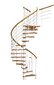 Keerdtrepp Minka Venezia, Ø120 cm, komplekti kõrgus: 309 cm, valge hind ja info | Trepid | kaup24.ee