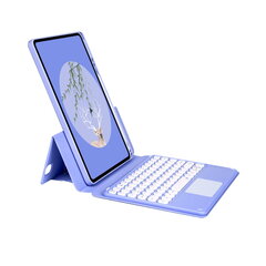 Перевернутая крышка и клавиатура Bluetooth Ykcloud SY11C для iPad Air5 10.9（2022)/iPad Air4 10.9（2020)/iPad Pro11(2022/2021/2020/2018) цена и информация | Чехлы для планшетов и электронных книг | kaup24.ee