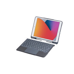 Перевернутая крышка и клавиатура Bluetooth Ykcloud T5507D для iPad Air5 10.9（2022)/iPad Air4 10.9（2020)/iPad Pro11(2022/2021/2020/2018) цена и информация | Чехлы для планшетов и электронных книг | kaup24.ee