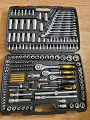 Tööriistade ja mutrivõtmete komplekt, 216 tk. hind ja info | Käsitööriistad | kaup24.ee
