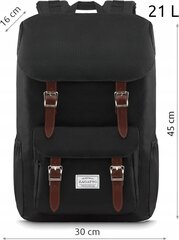 Рюкзак для отдыха, черный цена и информация | Рюкзаки и сумки | kaup24.ee