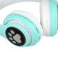 Juhtmeta Bluetooth kõrvaklapid "Cat ears" LED valgustusega Perf XT-39 цена и информация | Kõrvaklapid | kaup24.ee