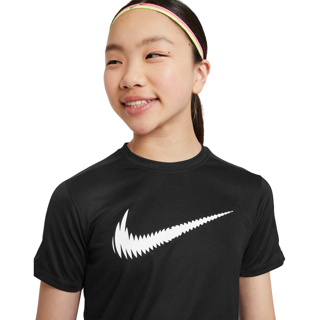 Nike laste T-särk DF TRPHY23 SS TOP GX, must цена и информация | Poiste särgid | kaup24.ee