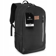 Рюкзак для школы и ноутбука, черный 45 см цена и информация | Рюкзаки и сумки | kaup24.ee