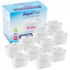 Aquaphori Aquaplus Active, 10 tk цена и информация | Фильтры для воды | kaup24.ee