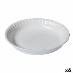 Форма для выпечки Pyrex Supreme Круглый 25,5 x 25,5 x 4 cm Белый (6 штук) цена и информация | Формы, посуда для выпечки | kaup24.ee