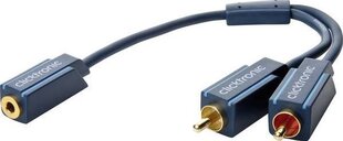 Hdmi kaabel Clicktronic, kolmeosaline konstruktsioon, 3,5 mm цена и информация | Кабели и провода | kaup24.ee