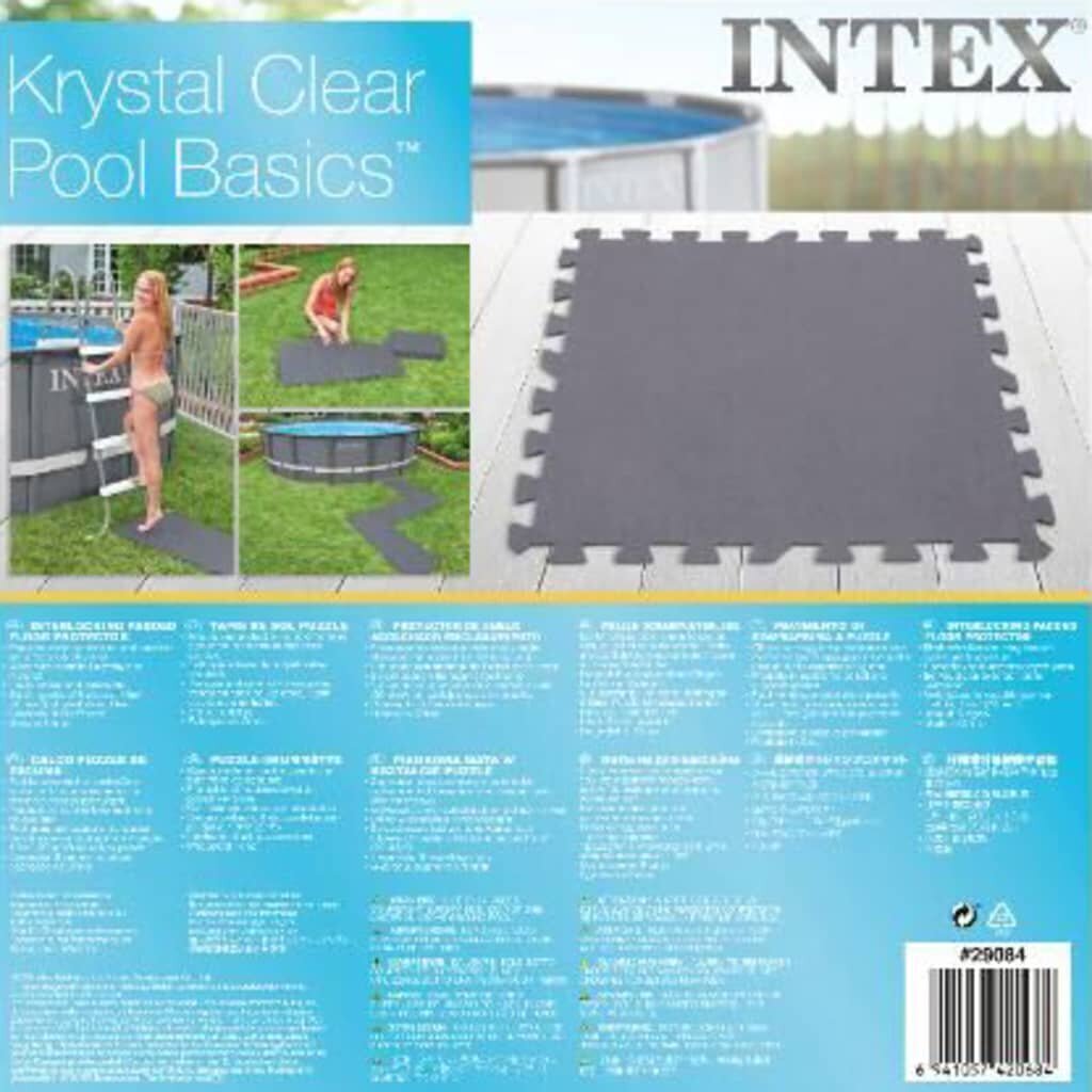 Intex omavahel lukustuvad põrandakaitsmed 8 tk, 50x50x0,5 cm 1,9 m² hind ja info | Basseinitehnika | kaup24.ee