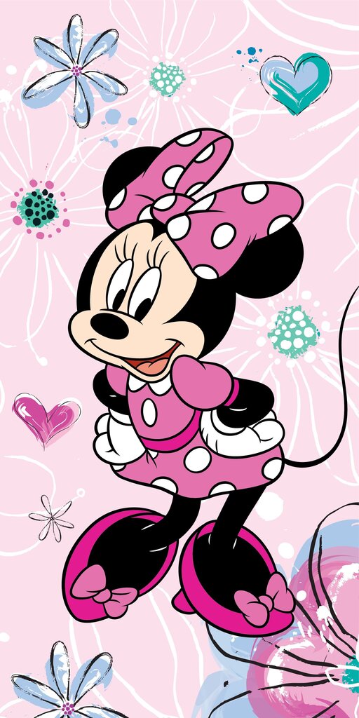 Disney rätik Minnie Pink Bow 02, 70x140 cm hind ja info | Rätikud, saunalinad | kaup24.ee