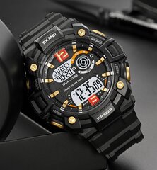 Мужские часы Skmei 2018BG, черные / золотые цена и информация | Мужские часы | kaup24.ee