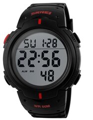 Мужские часы Skmei 1068RD, черные / красные цена и информация | Мужские часы | kaup24.ee