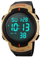Мужские часы Skmei 1068GD, золотые / черные цена и информация | Мужские часы | kaup24.ee