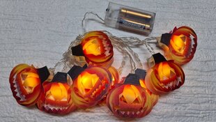 Kõrvitsa näoga valgustid Halloween hind ja info | Peokaunistused | kaup24.ee