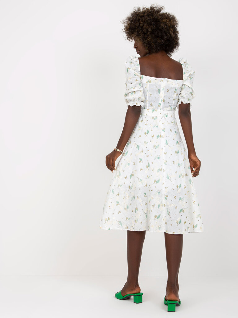 Kleit, valge ja roheline hind ja info | Kleidid | kaup24.ee