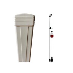 Бак для соли с солевым клапаном 35", мод. B, серый, 70 л цена и информация | Фильтры для воды | kaup24.ee