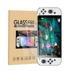 Kaitseklaas Nintendo Switch OLED Premium Tempered Glass Pro Series Anti-Fingerprint цена и информация | Аксессуары для компьютерных игр | kaup24.ee