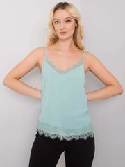 Женская бело-зеленая блуза с принтом цена и информация | Женские блузки, рубашки | kaup24.ee