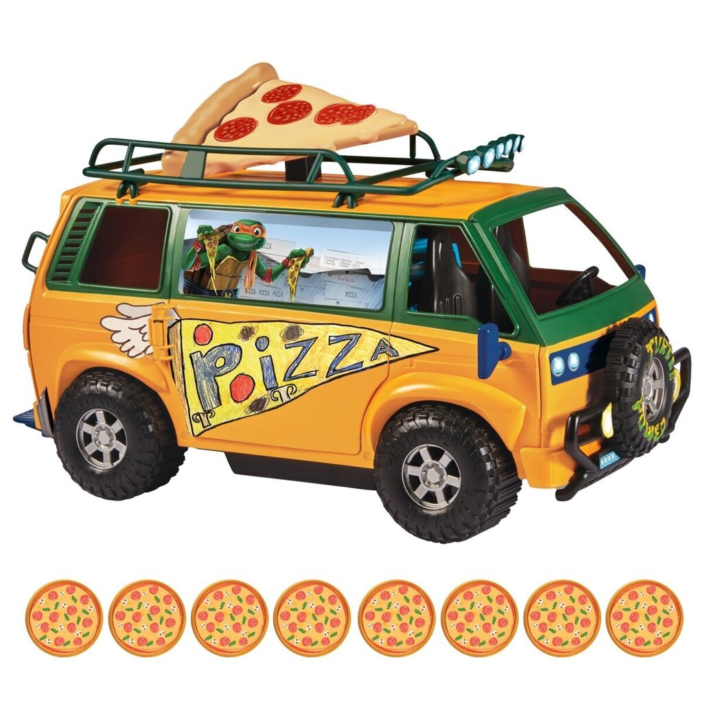 Furgoon Tmnt Ninja kilpkonnad Pizzafire 83468 цена и информация | Poiste mänguasjad | kaup24.ee