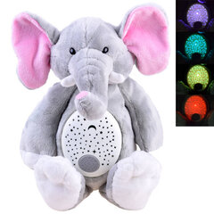 Плюшевый слон со световыми и звуковыми эффектами Kaichi, 40 см цена и информация | Мягкие игрушки | kaup24.ee