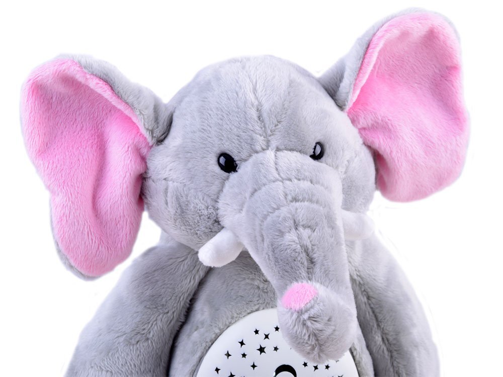 Valgustus- ja heliefektidega pluusist elevant Kaichi, 40 cm hind ja info | Pehmed mänguasjad | kaup24.ee