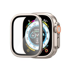 Kaitsekile koos raamiga Spigen Glass.tR Slim Pro - Apple Watch Ultra 49 mm, titaan hind ja info | Nutikellade ja nutivõrude tarvikud | kaup24.ee