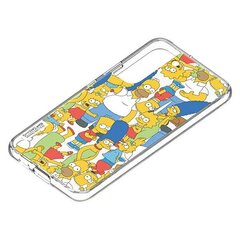 Panel Samsung GP-TOU021HOOYW do etui Frame Cover do Galaxy S22+ Simpsons Mix biały|white цена и информация | Чехлы для телефонов | kaup24.ee