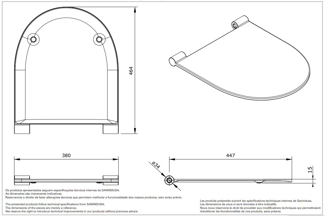 WC kaas Sanindusa softclose 2363100 Sanlife hind ja info | WС-potid | kaup24.ee