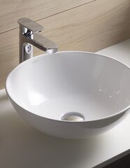 Ümmargune keraamiline valamu Bathco Sicilia 400x150mm цена и информация | Раковины | kaup24.ee