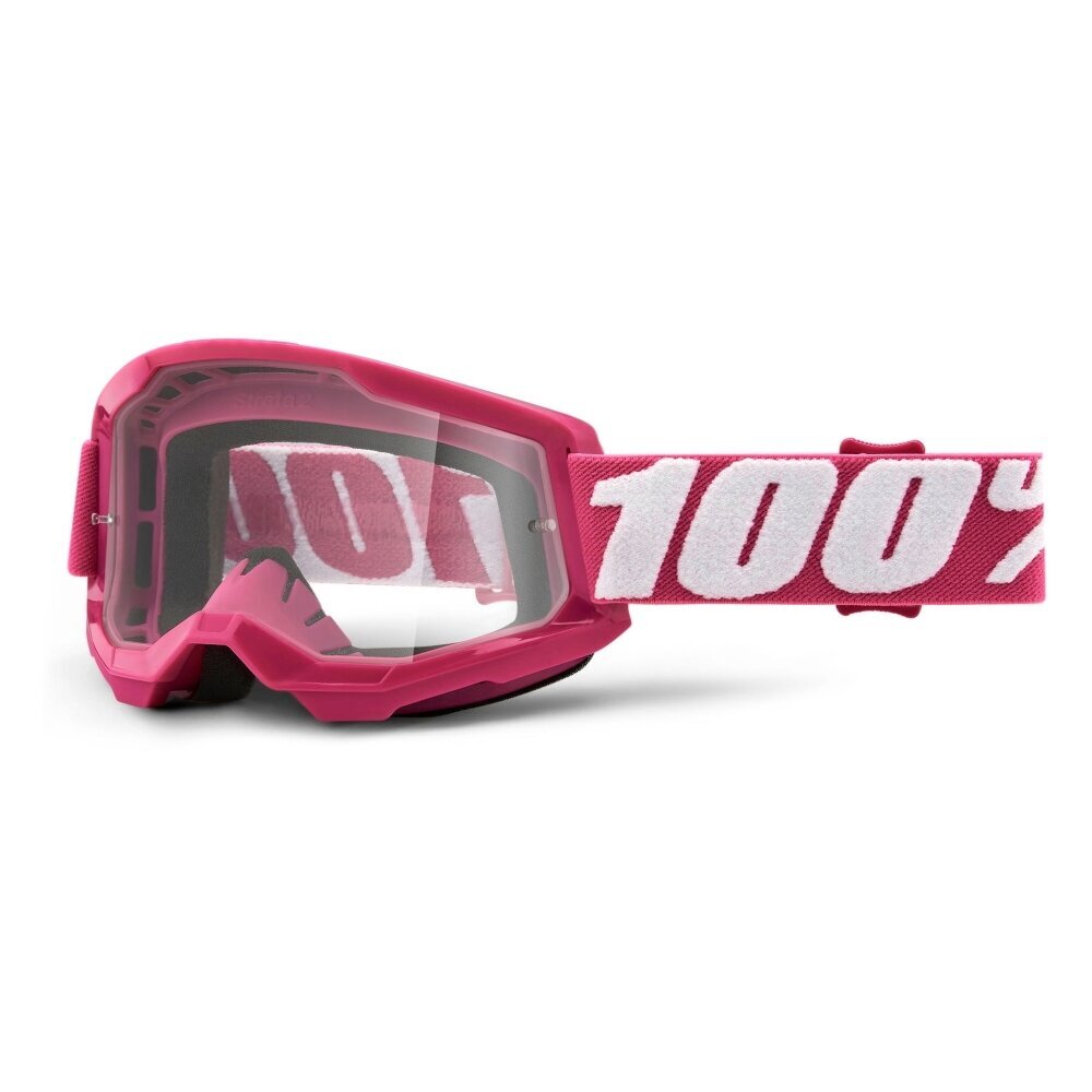 Kaitseprillid 100 % Downhill Strata 2 Goggle Punane Üks suurus цена и информация | Moto aksessuaarid | kaup24.ee