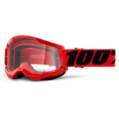 Kaitseprillid 100 % Downhill Strata 2 Goggle Punane Üks suurus hind ja info | Moto aksessuaarid | kaup24.ee