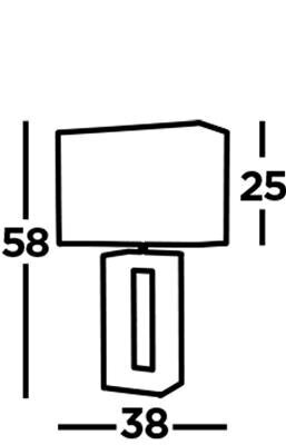 Searchlight laualamp Peegel EU1610BK hind ja info | Laualambid | kaup24.ee