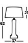 Searchlight laualamp Pedestal EU5141SS цена и информация | Laualambid | kaup24.ee