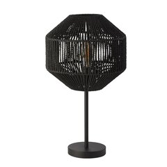 Searchlight laualamp Wicker EU11201-1BK цена и информация | Настольные лампы | kaup24.ee