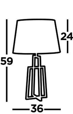 Searchlight laualamp York EU1533CC-1 hind ja info | Laualambid | kaup24.ee