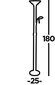 Searchlight põrandalamp Mother & Child LED EU5430CC цена и информация | Põrandalambid | kaup24.ee