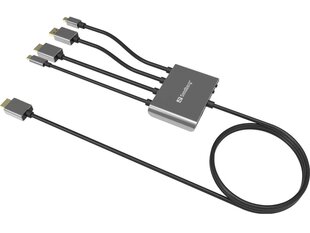 Sandberg 509-21 All-In-1 Display Adapter Hub цена и информация | Адаптеры и USB-hub | kaup24.ee