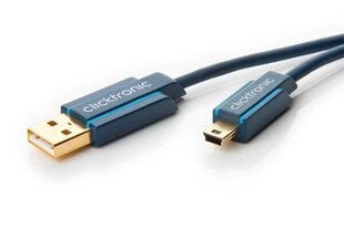 Clicktronic, USB-A/USB-B, 0.5 м цена и информация | Кабели и провода | kaup24.ee