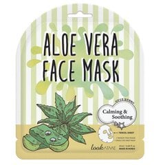 Успокаивающая маска для лица с экстрактом алоэ Look At Me, 1 шт. цена и информация | Маски для лица, патчи для глаз | kaup24.ee
