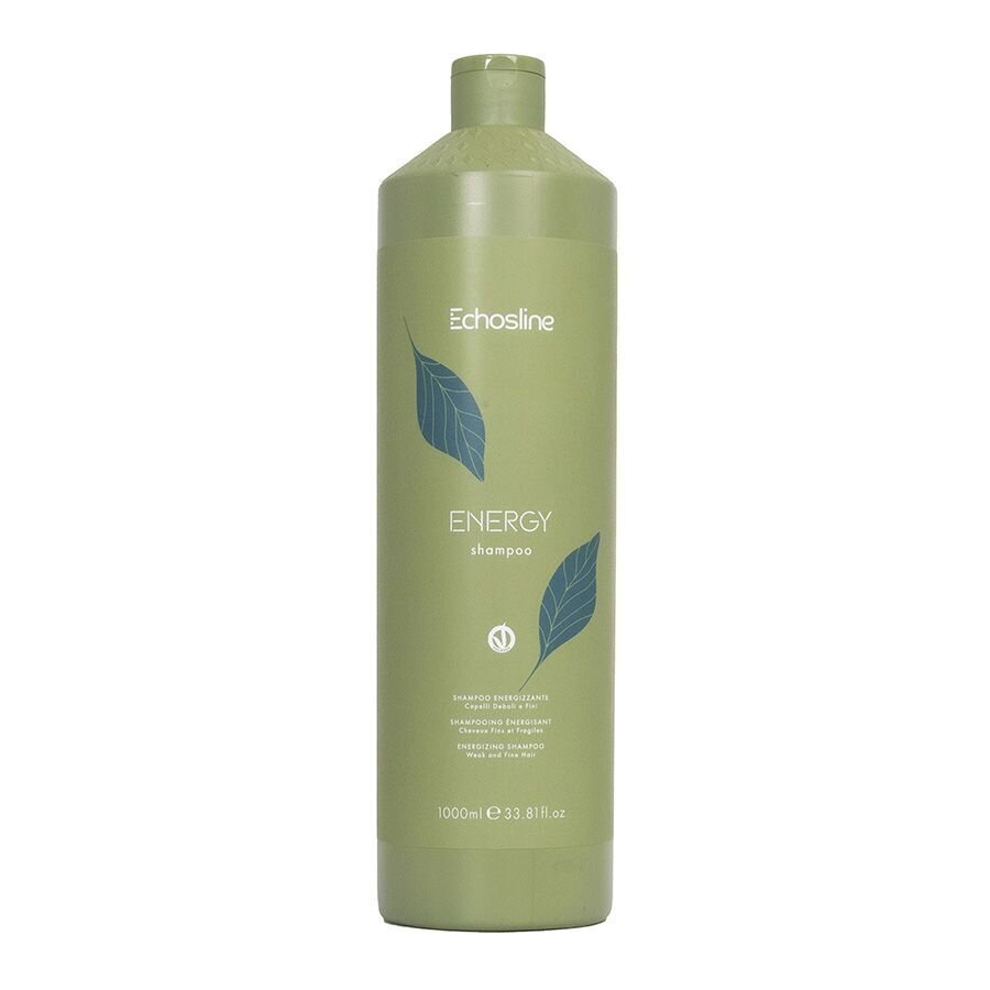 Energiat andev šampoon nõrkadele ja õhukestele juustele Echosline Energy Shampoo, 1000 ml hind ja info | Šampoonid | kaup24.ee