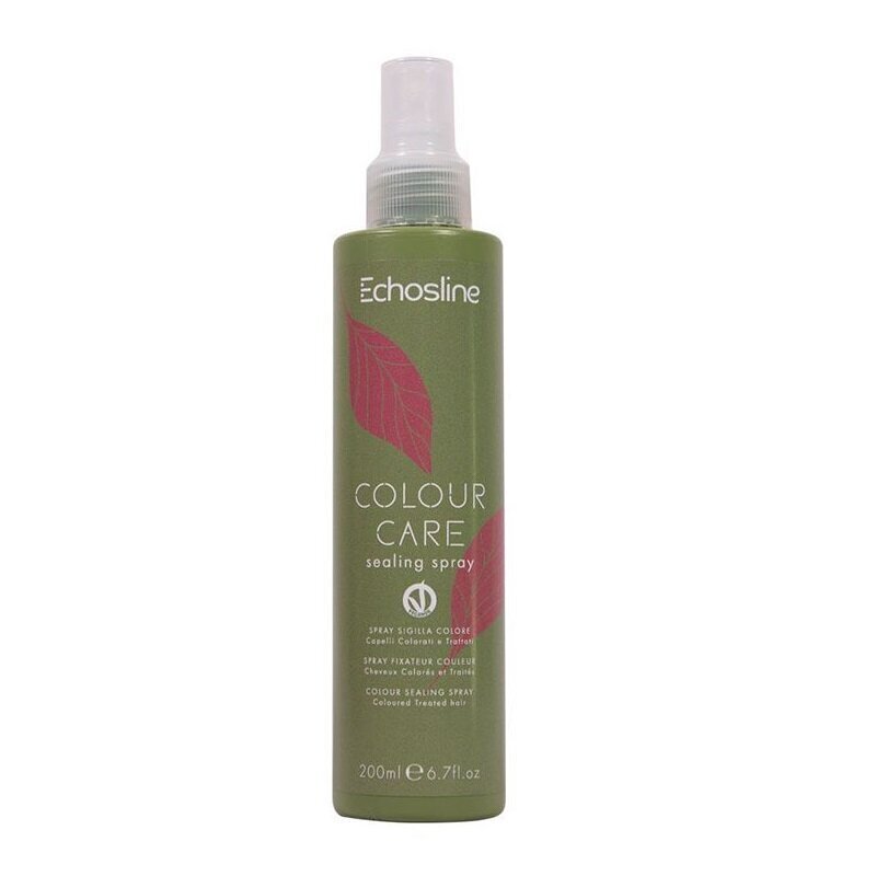 Värvikinnitav sprei värvitud juustele Echosline Colour Care Sealing Spray, 200 ml hind ja info | Maskid, õlid, seerumid | kaup24.ee
