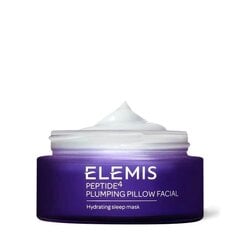 Jahutav öömask niiskuse säilitamiseks Elemis Peptide4 Plumping Pillow Facial, 50 ml цена и информация | Маски для лица, патчи для глаз | kaup24.ee