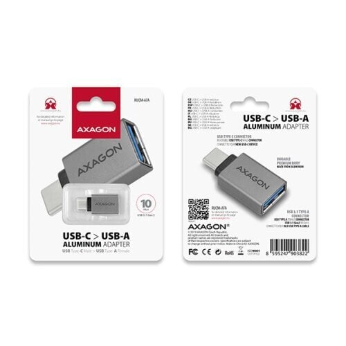 Axagon RUCM-AFA hind ja info | USB jagajad, adapterid | kaup24.ee